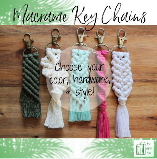 Macrame Key Chains | Design Your Own