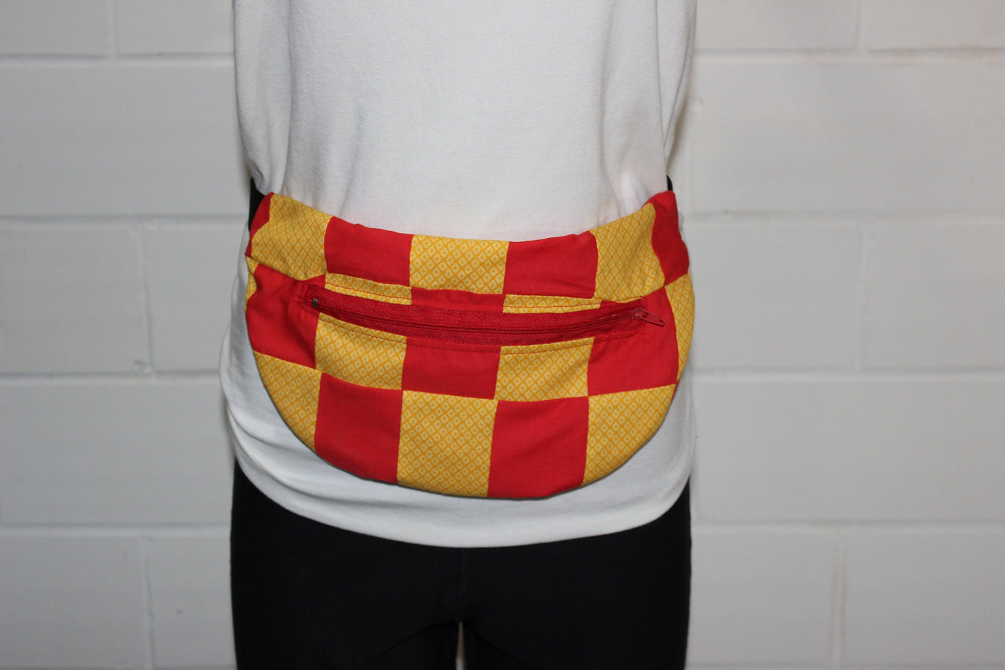 Fanny Pack | Bum Bag | Red & Gold