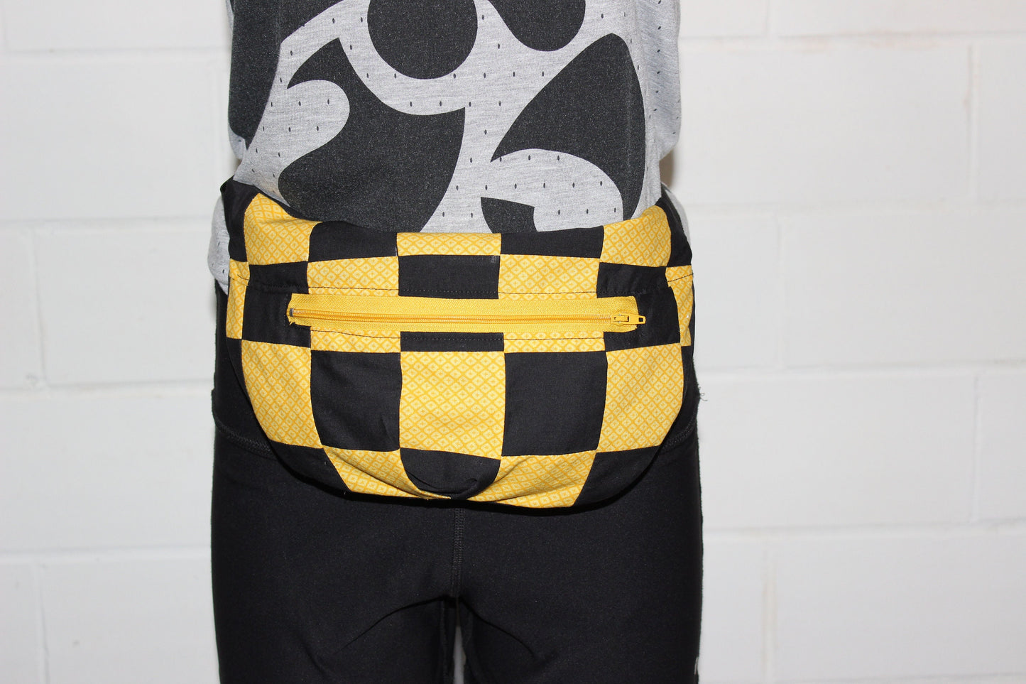 Fanny Pack | Bum Bag | Black & Gold