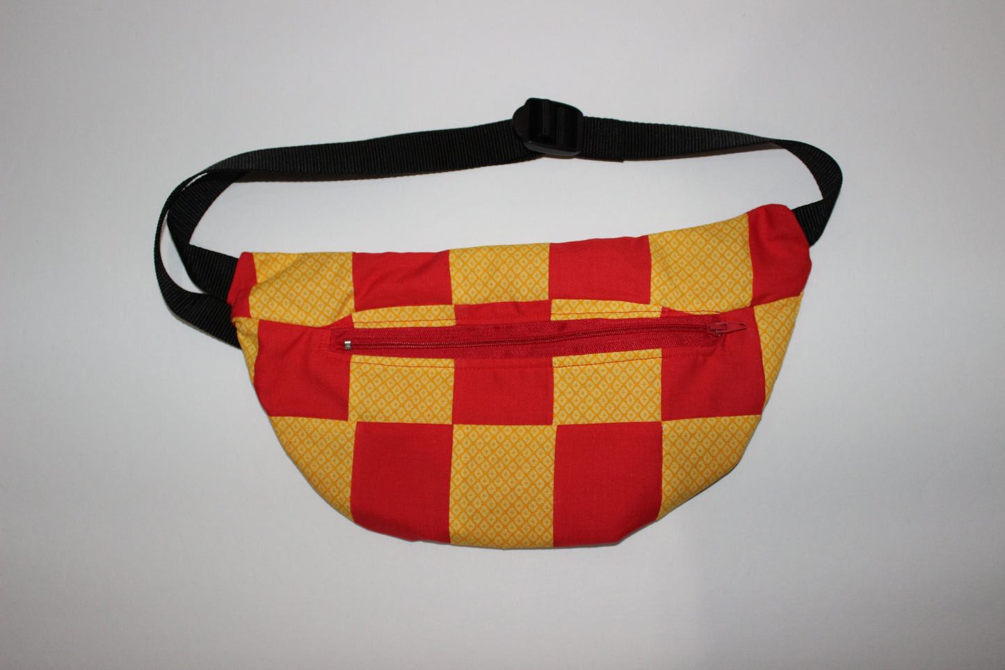 Fanny Pack | Bum Bag | Red & Gold