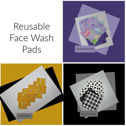 Reusable Cotton Face Wash Pads - Set of 5