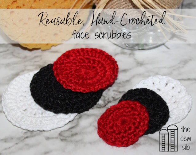 Reusable, Hand-Crocheted Rounds | Face Scrubbies | Dish Scrubbers | Set of 3