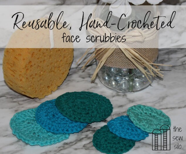 Reusable, Hand-Crocheted Rounds | Face Scrubbies | Dish Scrubbers | Set of 3