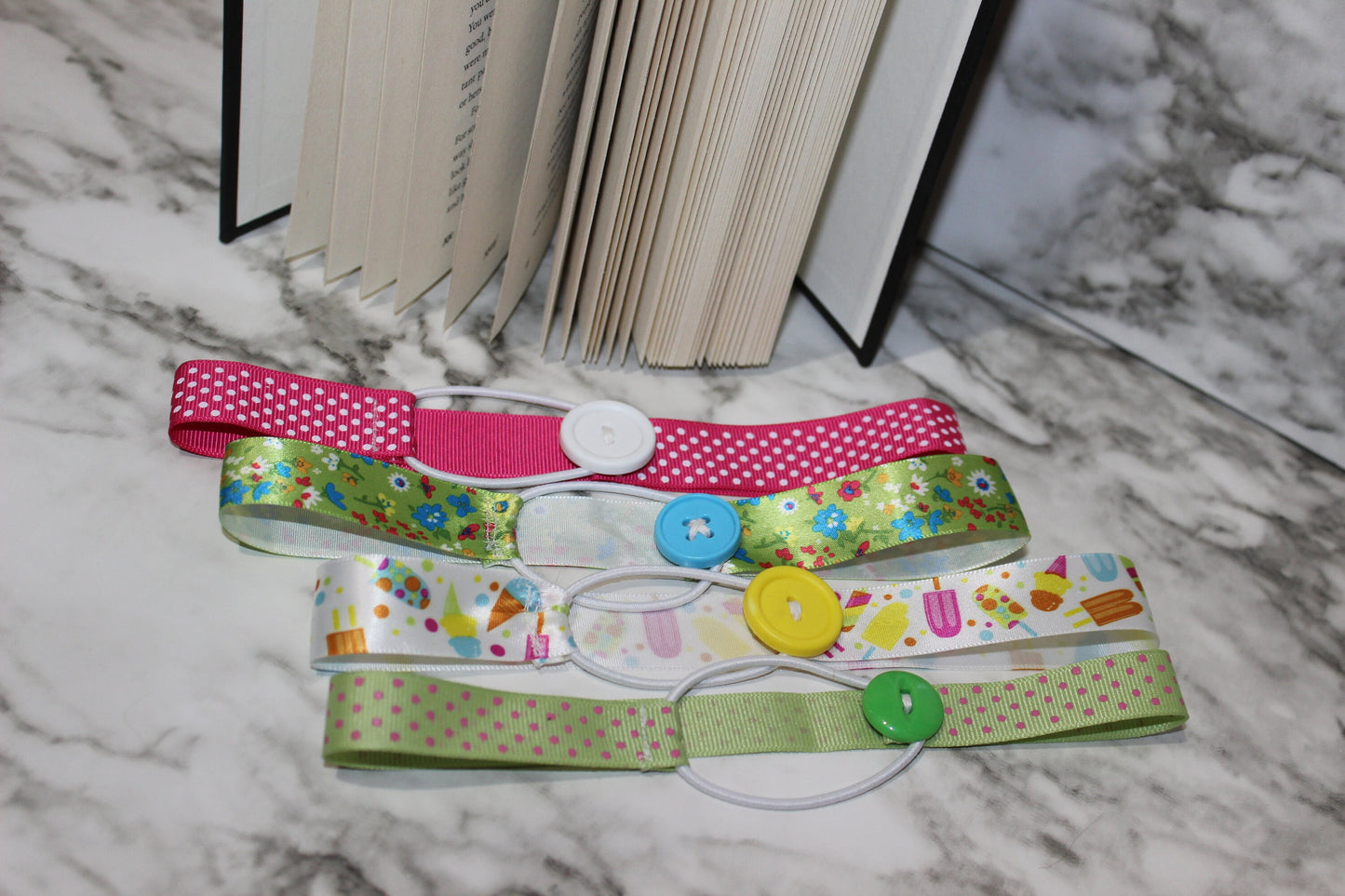 Ribbon Bookmarks | Elastic Bookmark